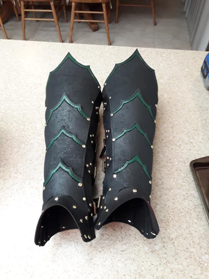 Fantasy Greaves Pattern Prince Armory
